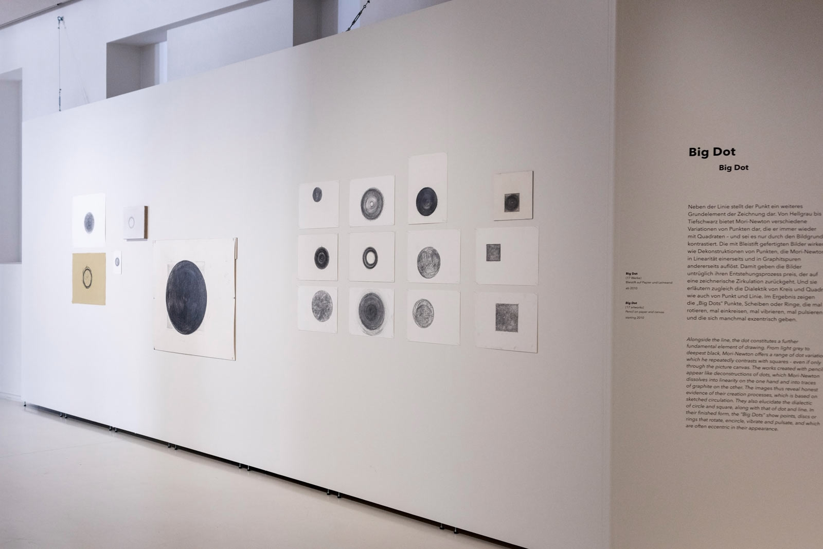 Das Referenzbild für Ausstellungsgestaltung aus der Sonderausstellung No intention: Koho Mori-Newton zeigt die Bildergalerie Big Rot.